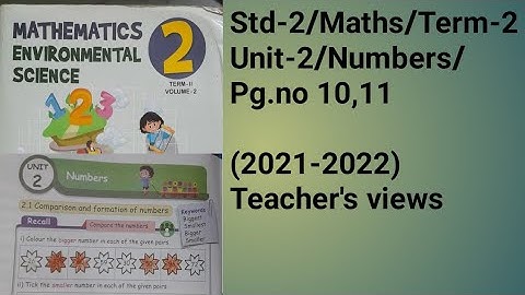 #2nd std Maths/Term-2/Unit-2/Numbers/pg.no10,11