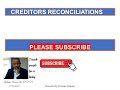 PART1 Creditors Reconciliation   THEORY