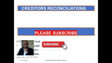 PART1 Creditors Reconciliation   THEORY