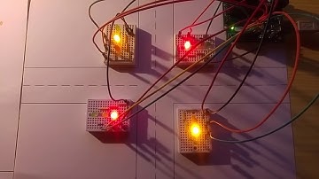4 Feux Tricolores v1.0 - Arduino