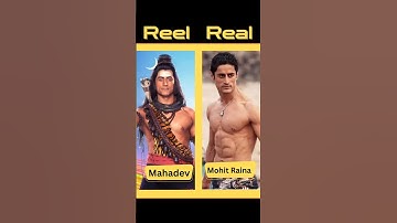 🔱 Mahadev Serial Cast: Reel vs Real Life | Mohit Raina to Anushka Sen ✨#mahdev #anushkasen #cast
