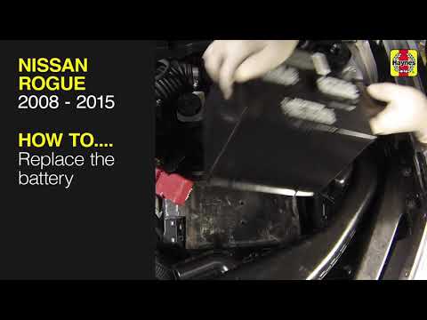 Nissan Rogue (2008 – 2015) – Replace the battery