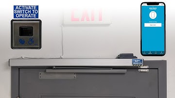 Slim Low Energy Swing Door Operator with Wave-to-Open and App Controls