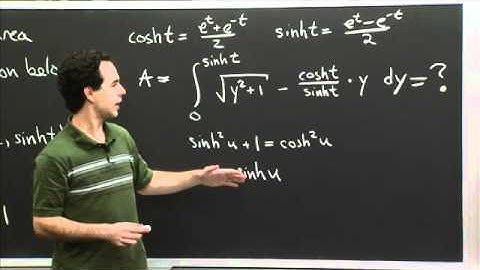 Hyperbolic Trig Sub | MIT 18.01SC Single Variable Calculus, Fall 2010