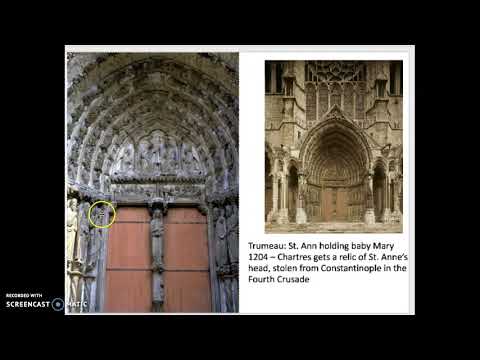 Chartres Exterior Sculpture North Transept