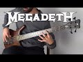 Megadeth  holy wars the punishment due bass cover  tab