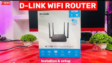 D-Link DIR-825 1200Mbps Dual Band Wi-Fi Router | Fast & Reliable Speeds | 2.4 GHZ & 5 GHz