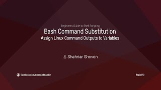 10. Bash Command Substitution - Assign Linux Command Outputs to Variables