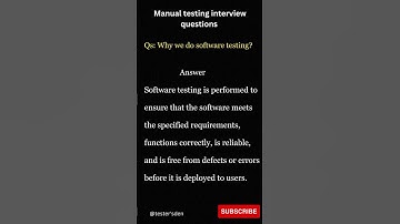 Manual testing interview questions| ISTQB| interview questions #shorts