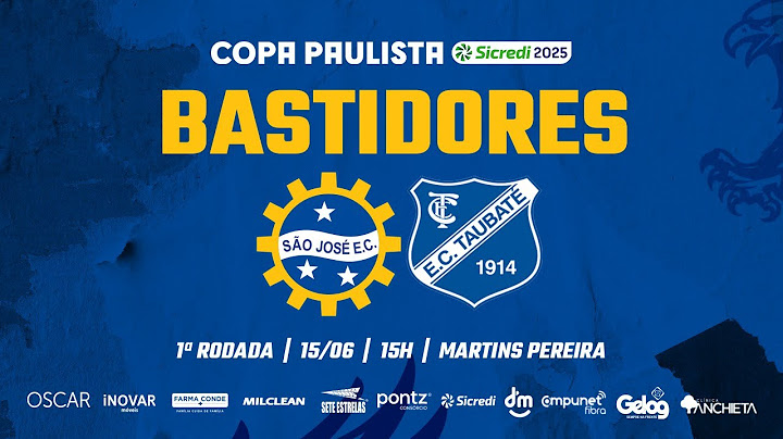 Bastidores: São José 2x0 Taubaté