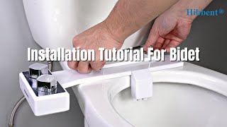 DIY Installation Tutorial - How to Install Hibbent Toilet Seat Bidet Attachment 2703 + How to Use