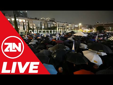 🔴 LIVE: Anti-government protests in Tel Aviv