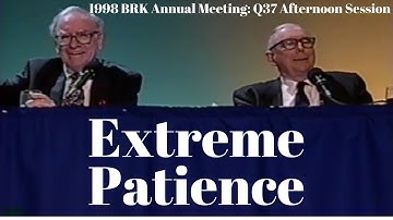 Will Warren Buffett Wait Forever? (1998 Q37 pm)