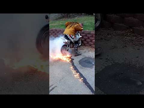 Robs crf50 burnout