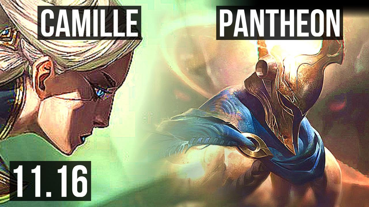 CAMILLE vs PANTHEON (TOP) 8/1/6, Legendary, 1.0M mastery, 400+ games