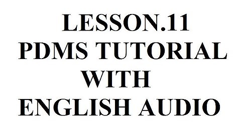 PDMS BEGINNER LESSON 11. HOW TO USE EXPLICIT COMMAND IN PIPING MODELING