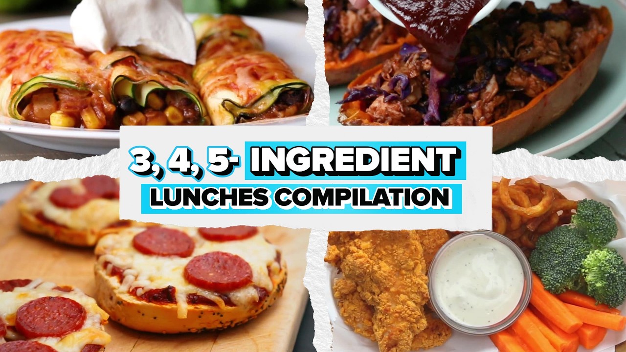 3, 4, & 5 Ingredient Lunches