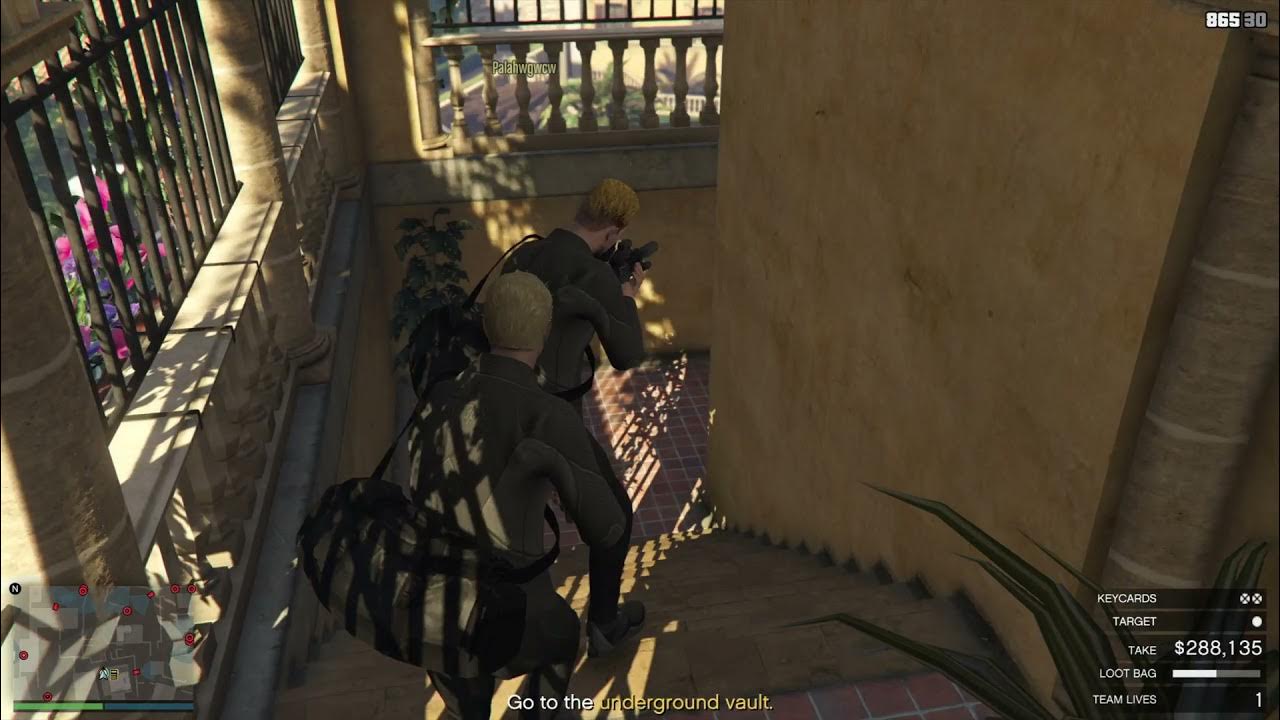 Grand Theft Auto V The CAYO PERICO HEIST (2 players Full loot bags