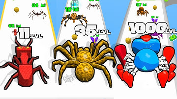 RUNSECT ESCAPE Insect Evolution 3D Run, New Level Up Max Level Gameplay Part1