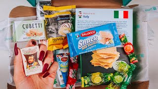 YUMMY ??ITALIAN SNACK ?UNBOXING TINGLY ASMR