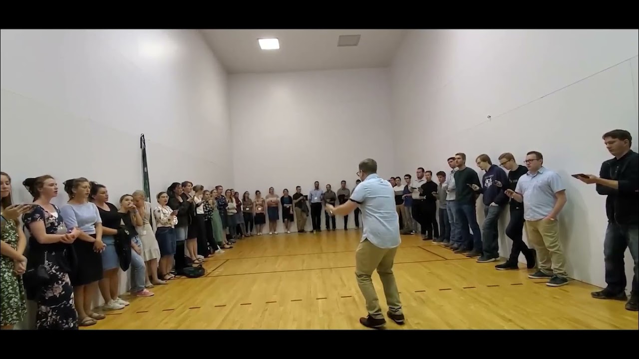 Racquetball Court Singing