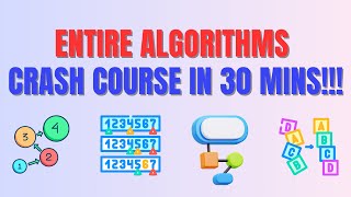 Celebrity ENTIRE Algorithms Crash Course in 30 MINS! Best Explanation Profile