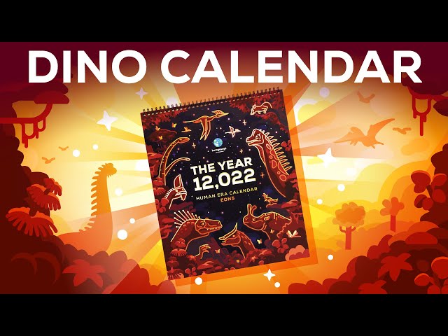 The Limited Edition Dinosaur Calendar – Now And Then Never Again