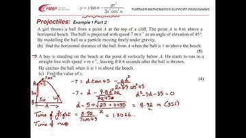 FMSP Revision Video: Edexcel M2 - Projectiles