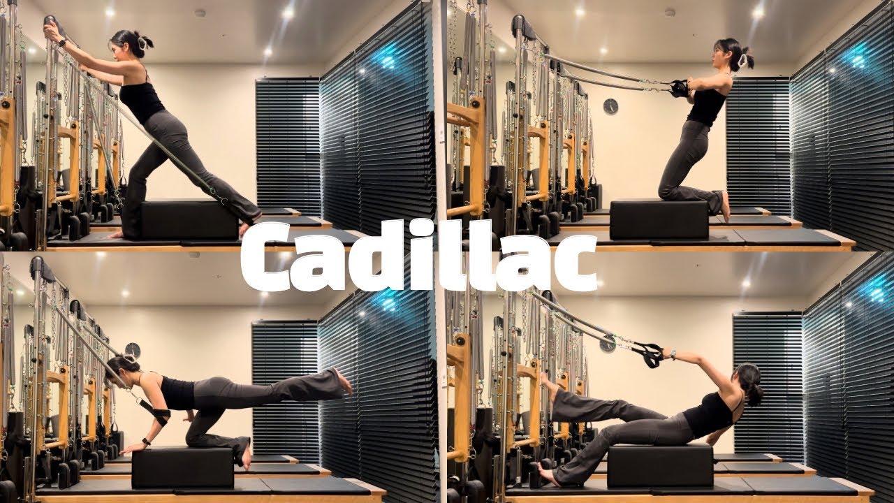 [캐딜락 콤비리포머 시퀀스] 암스프링에 풋스트랩 걸어서 쭉 ⛓️