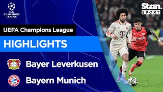 Thumbnail for Bayer Leverkusen v Bayern Munich Highlights | 2024/25 | UEFA Champions League