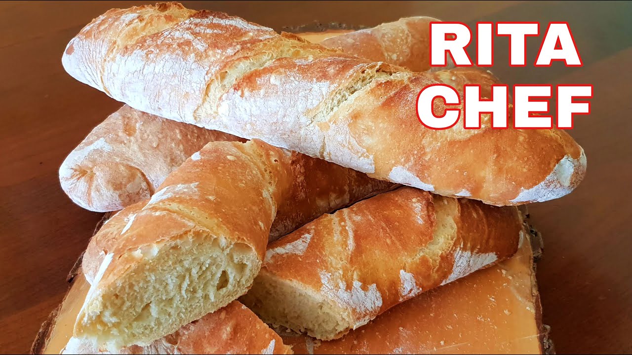 ДОМАШНИЙ БАГЕТНЫЙ ХЛЕБ⭐РИТА ШЕФ-ПОВАР | HOMEMADE BAGUETTES BREAD.