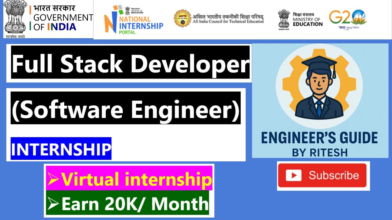 Paid FULL STACK DEVELOPER(Software Engineer) Internship | Paid ...