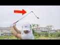 Playing With a Foldable 7 Iron Only! PGA Pro vs Amateur