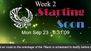 BHS Daily Announcements, Monday September 23rd