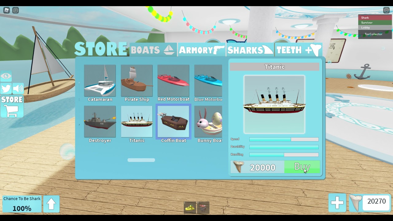 титаник sharkbite 2 коды