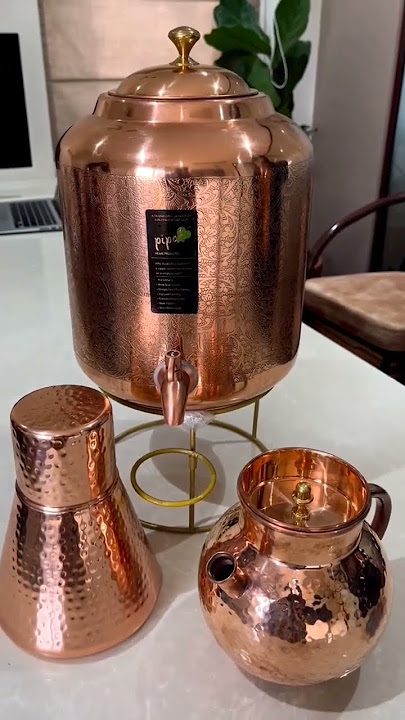 Copper Pots And Bottles