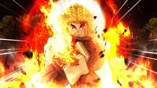 Flame Hashira Rengoku's 9th Form...New Raids are FINALLY added into this Roblox Anime Game