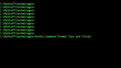 10 Cool and Useful Command Prompt Tips and Tricks