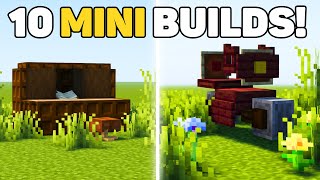 Minecraft: 10 MINI Build Hacks You NEED to try!