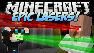 Minecraft | EPIC LASERS! (Burn, Push, Harm and Loads More!) | Mod Showcase