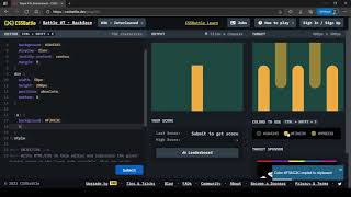 CSS Battle Target #36 | Interleaved | All cssbattle.dev solutions