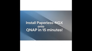 Install Paperless NGX on QNAP NAS in 15 Minutes!