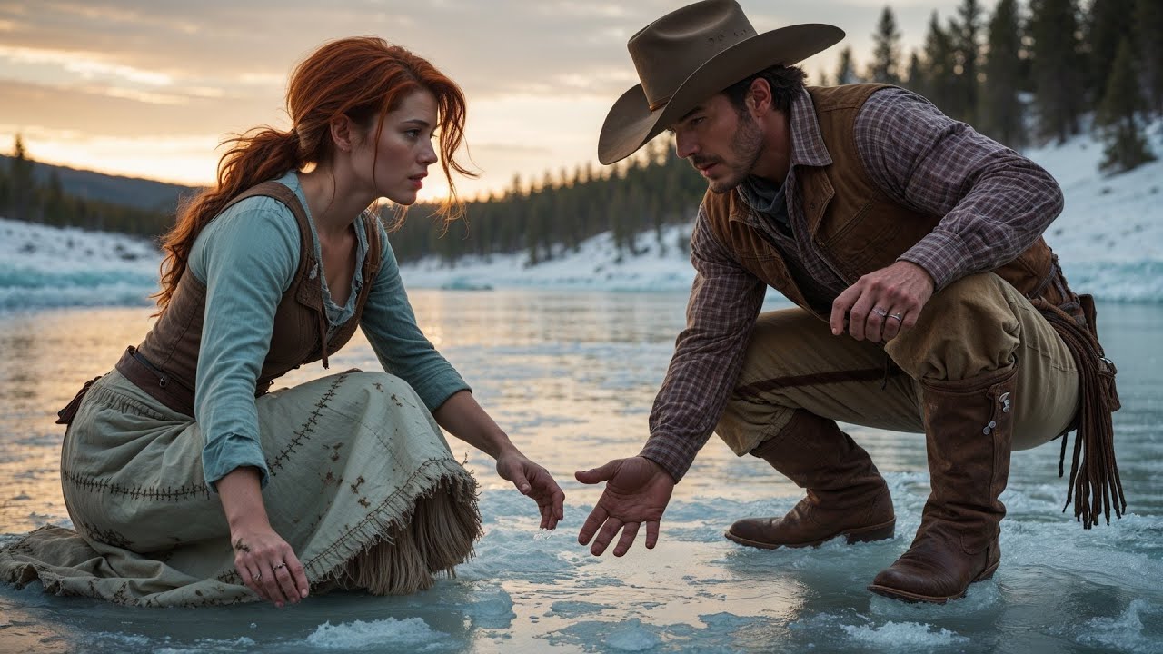 River Ice Groaned Under Her Weight, The Cowboy Said, “Hands Flat, Crawl To My Voice Slow”