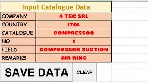 How to create a data save form , Record Macro in Microsoft Excel, create a data save form I QK WORLD