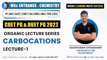 Carbocations In DUET PG And CUET PG | Organic Chemistry | L-1