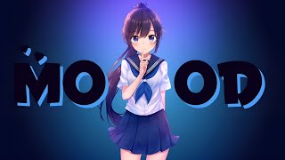 Nightcore - Mood female version (lyrics)