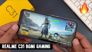 Realme C31 PUBG Gaming Test with FPS & Heating | BGMI Gameplay Hindi