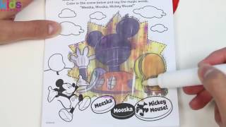 Mickey Mouse Imagine Ink Magic Marker Activity Book Color with Mickey, Minnie, Donald & More! -