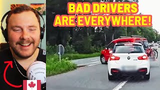 Canadian Reacts to German Dashcam videos (Close Calls, Stupid Drivers, near misses)