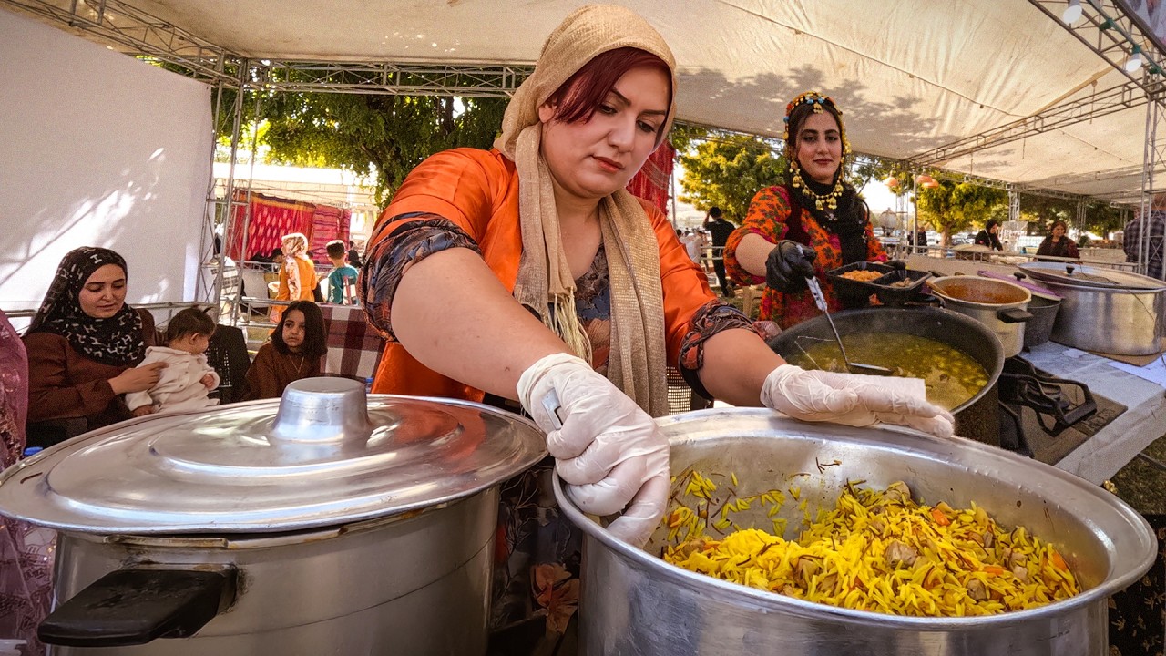 Meet the QUEENS of Kurdistan! Women Cooking Legendary Village Food in the Mountains